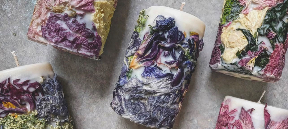 【10月31日まで早割特典あり】クリスマスワークショップサステナブルフラワーでつくるフラワーキャンドル