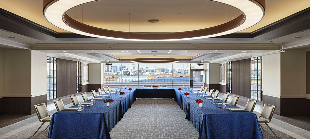 海の見える宴会場