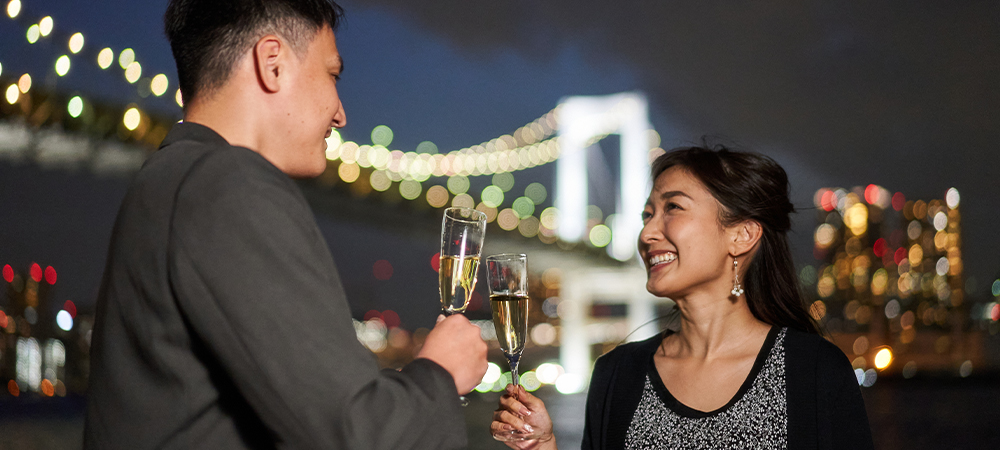 【1日1組限定 クルーズプロポーズプラン】~東京の絶景を臨みながら貸切クルーズディナー~