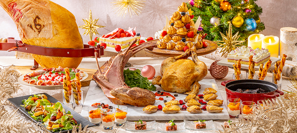 心躍る冬を祝う 贅沢なごちそうが勢ぞろい！「ウィンターホリデー ビュッフェ」