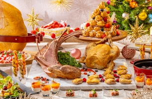 心躍る冬を祝う 贅沢なごちそうが勢ぞろい！「ウィンターホリデー ビュッフェ」