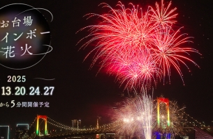 【12月6日、13日、20日、24日、27日限定！】 お台場レインボー花火を楽しむディナープラン