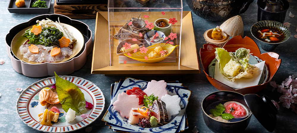 四季折々の食材を取り入れた会席ディナー『琴平（ことひら）～春彩会席～』