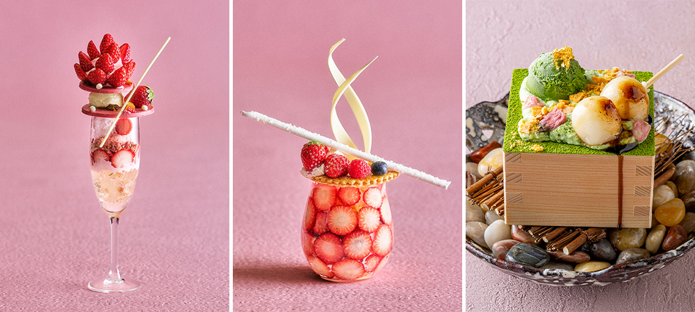 日本料理「さくら」で楽しむ和の喫茶スペシャルパフェ＆ケーキセット