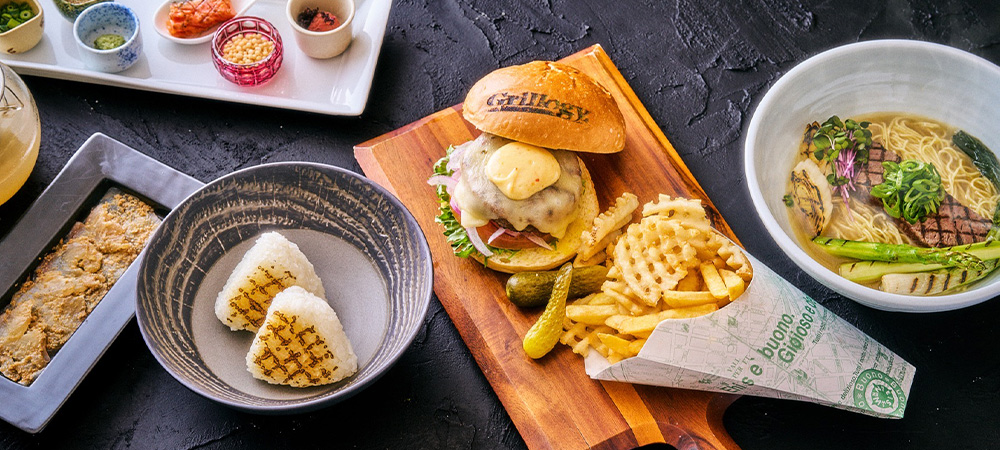 Grillogy ナイトメニュー～ラーメン・ハンバーガー・お茶漬け～