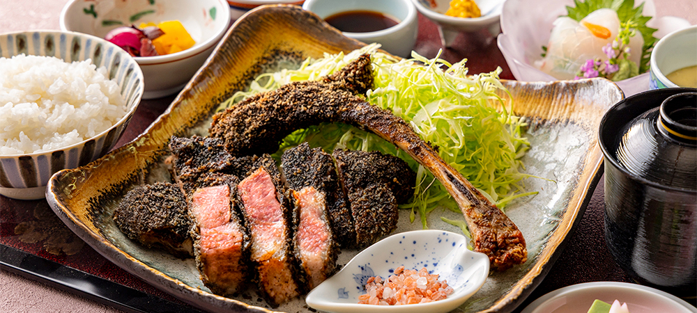 日本料理「さくら」珠玉の厳選御膳安曇野げんき豚、豊洲直送鮮魚、和牛炭火焼 